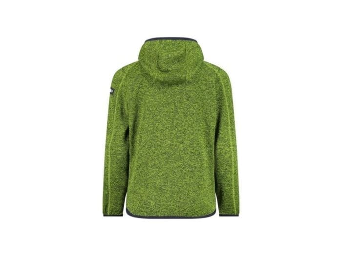 CMP Kid Hooded Sweatshirt in Knit-Tech Fleece - immagine 2