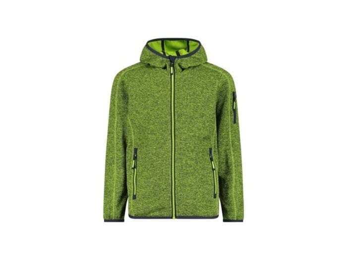 CMP Kid Hooded Sweatshirt in Knit-Tech Fleece - immagine 4