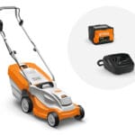 STIHL RMA 235 con batteria AK 20 e caricatore AL 101