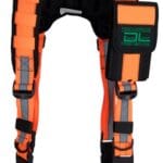 Forstkoppel Schultertragesystem mit Smartphonepockets neonorange