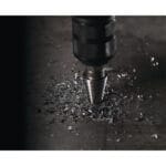 set of step cutters and iron drills