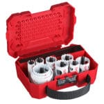 set seghe a tazza bimetallica