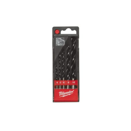 milwaukee set punte elicoidali per legno din 7487 e