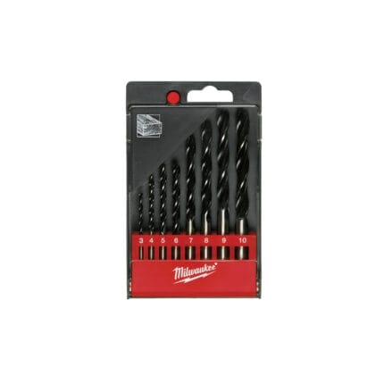 milwaukee set punte elicoidali per legno din 7487 e