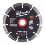 milwaukee disco con diametro 150 mm, diametro del foro 22,23 mm, segmenti alti 10 mm, spessore di taglio 2,4 mm