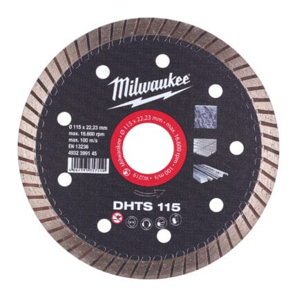 milwaukee disco diamantato dhts gres porcellanato e marmo