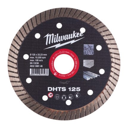 milwaukee disco diamantato dhts gres porcellanato e marmo