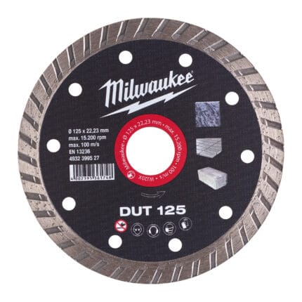 milwaukee disco diamantato dut materiali morbidi
