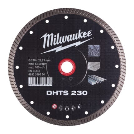 milwaukee disco diamantato dhts gres porcellanato e marmo