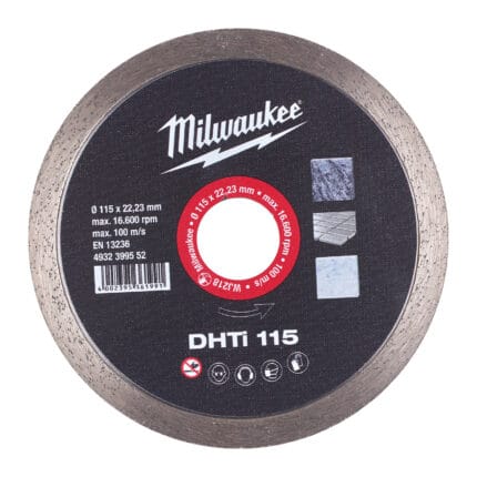 milwaukee disco diamantato dhti ceramica