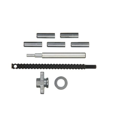Kit de fixation Milwaukee : Pour une utilisation sur le béton uniquement. Des forets de 16 mm sont nécessaires pour fixer les ancrages. Comprend une goupille de serrage, une bride, un anneau et 5 ancrages M12