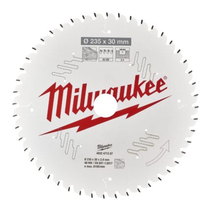milwaukee lama per sega circolare 235mm