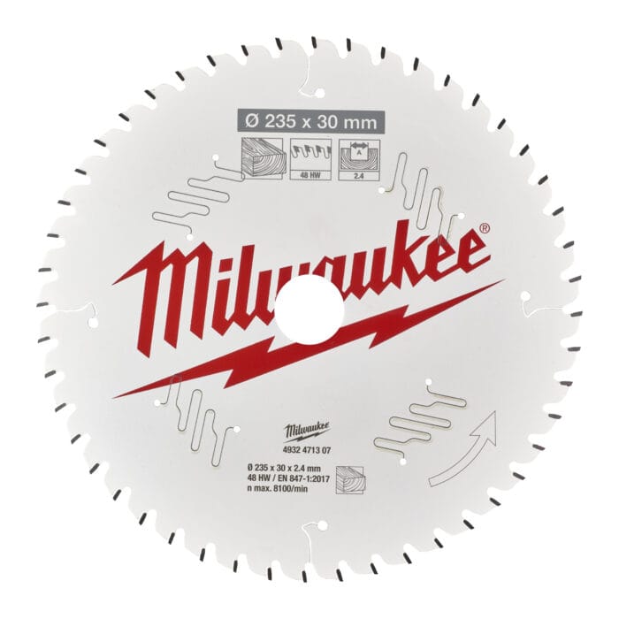 milwaukee lama per sega circolare 235mm