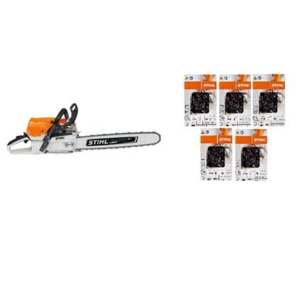 stihl ms 462 c m con 50 cm con 5 catene di scorta