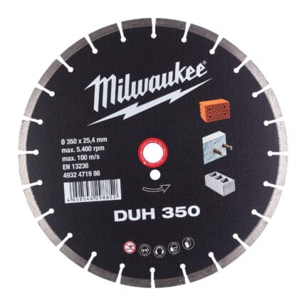 milwaukee disco diamantato duh materiali duri