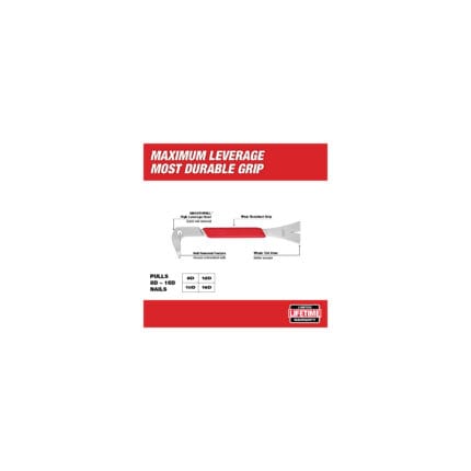 milwaukee levachiodi ''giapponese'' con estremità piatta