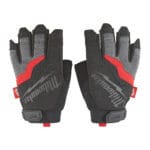 Milwaukee gants de travail sans doigts