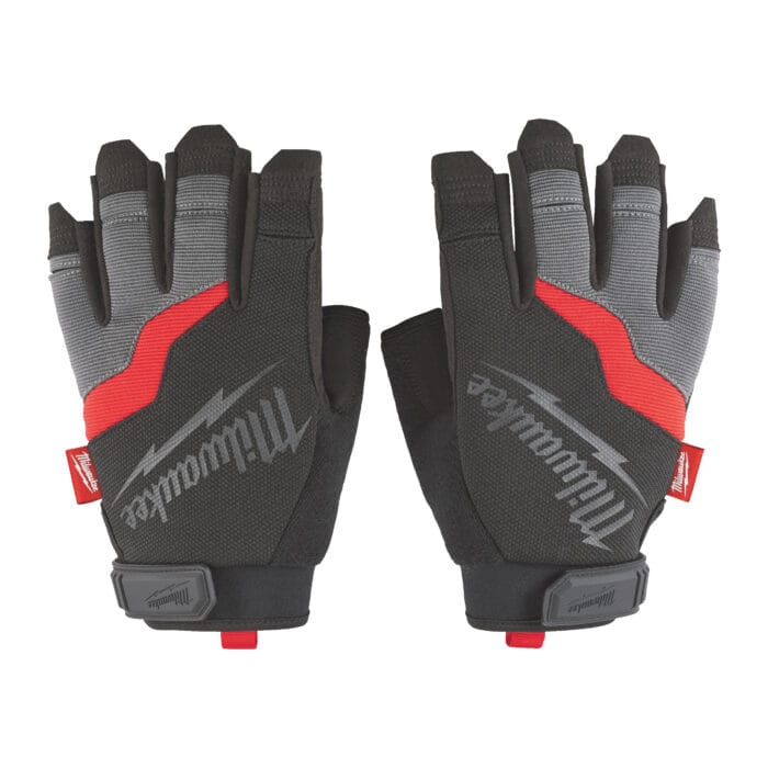Milwaukee gants de travail sans doigts