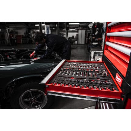 milwaukee set di cricchetto e bussole da 3/8˝ in modulo morbido