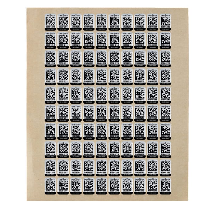 Étiquettes d'inventaire adhésives milwauke one key™