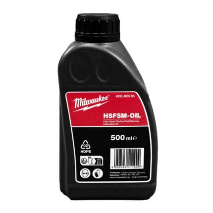 milwauke olio lubrificante per stasatrice ad alta velocità (6 x 500 ml)