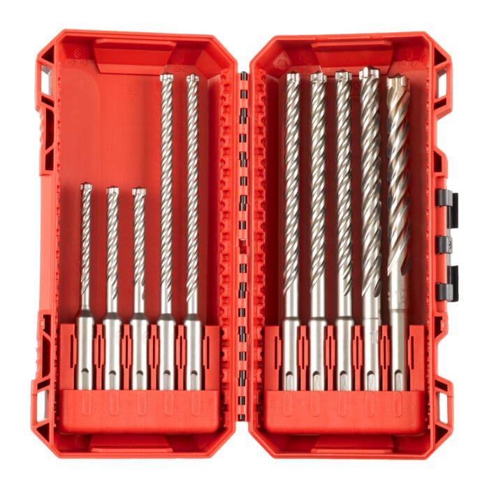 milwauke set 10 punte sds plus mx4