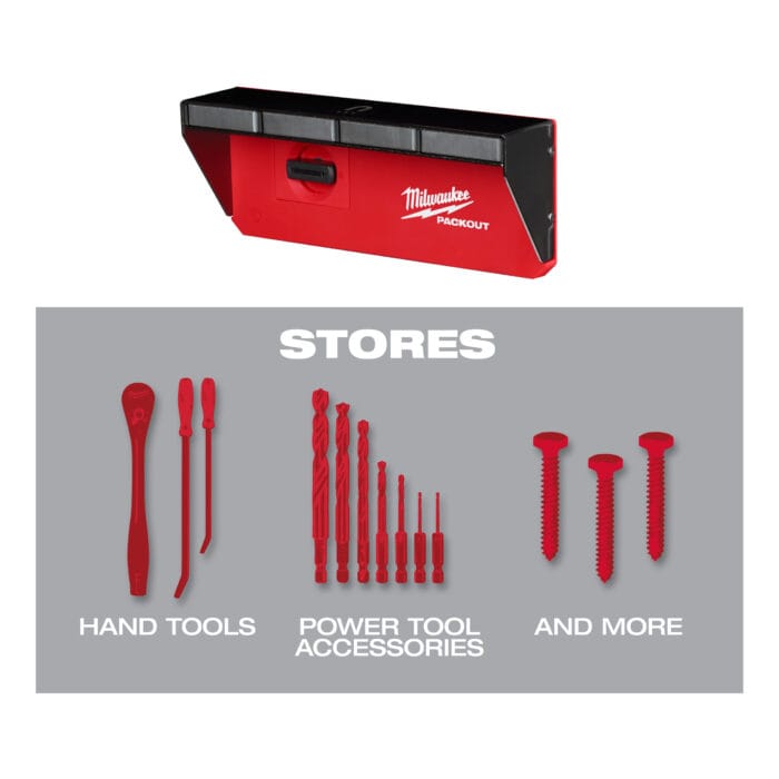 milwauke packout™ storage shelves