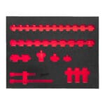 milwauke set bussole a macchina lunghe 1/2" in modulo morbido