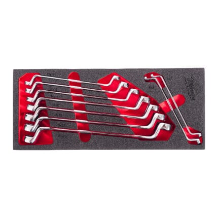 Milwaukee jeu de 9 clés polygonales doubles