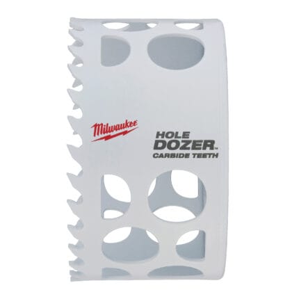 Milwaukee scies cloches dozer dents au carbure