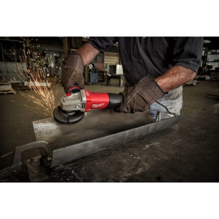 milwauke smerigliatrice 1250 w con avs e freno motore