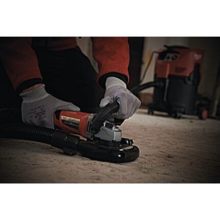 milwauke smerigliatrice 1550w con cuffia di aspirazione per levigatura