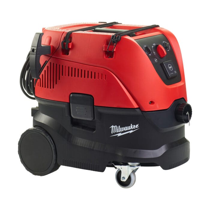 milwauke aspiratore 30l classe m con pulizia filtro automatica