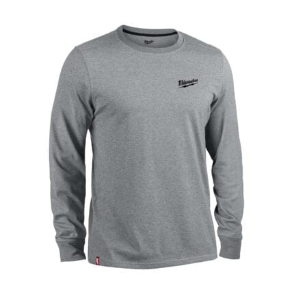 milwauke t shirt hybrid a manica lunga – grigio