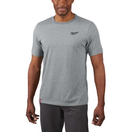 milwauke t shirt hybrid short sleeve - gris