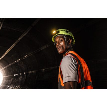 milwaukee torcia per elmetto bolt™ ricaricabile con usb 600 lumen