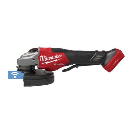 milwaukee smerigliatrice angolare alte performance da 180 mm con velocità regolabile m18 fuel™ con avvio a paletta e one key™