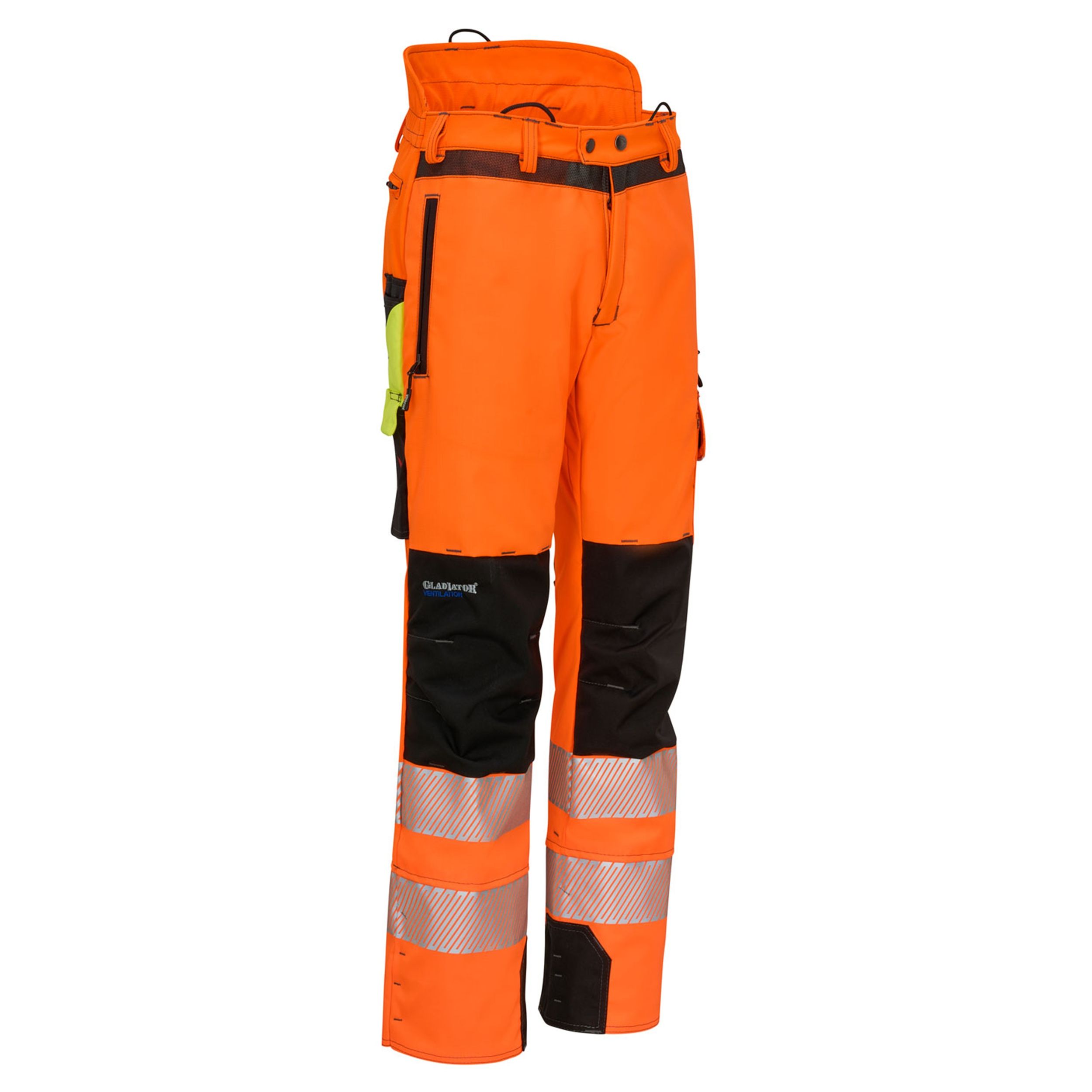pfanner ventilation pantalone di protezione arancio brillante en 20471